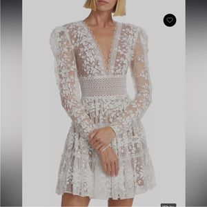 Bronx and Banco Megan Long-Sleeve Minidress